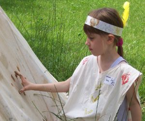 Indianer|Sommer|Mädchen