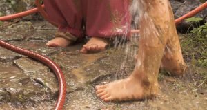 Matschewaschen|Sommer|Kinder